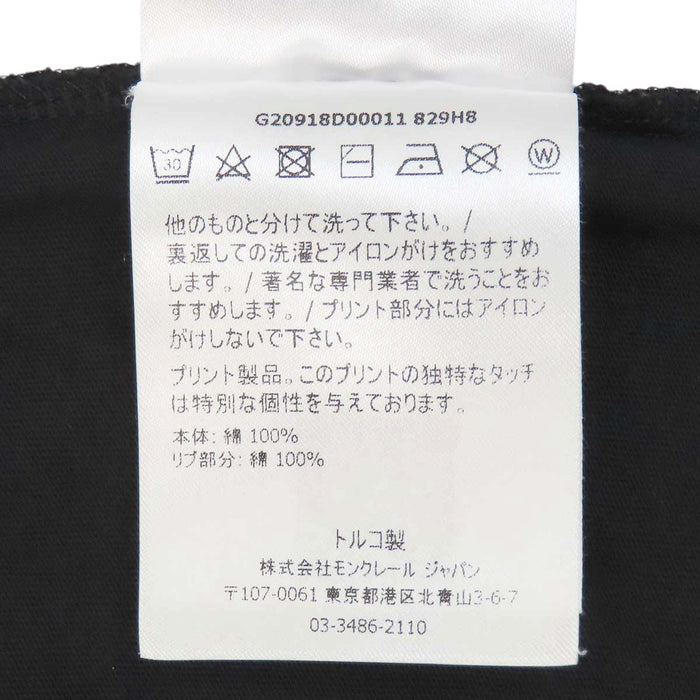 MONCLER 
ロゴ ワッペン グラデーション コットン 
MAGLIA マグリア ロングスリーブ Tシャツ