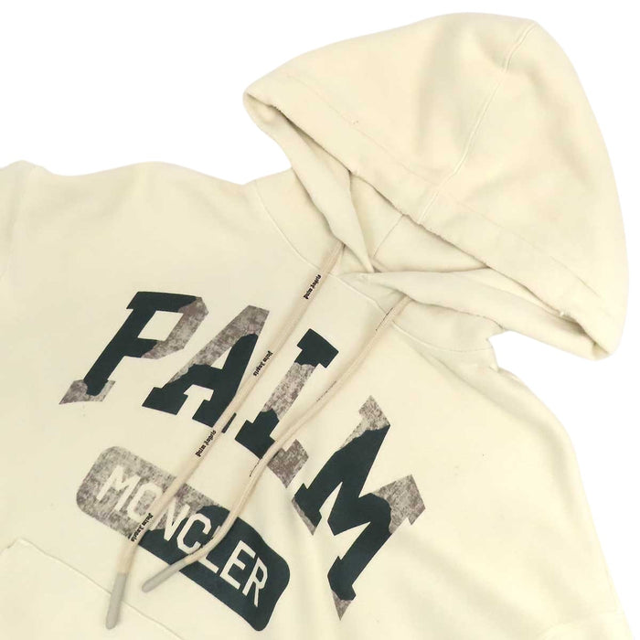 MONCLER 
パーム エンジェルス スウェット USED加工 2023年製 裏起毛 
HOODIE GENIUS 8 PALM ANGELS コラボ ロゴ フーディ 
モンクレールジーニアス