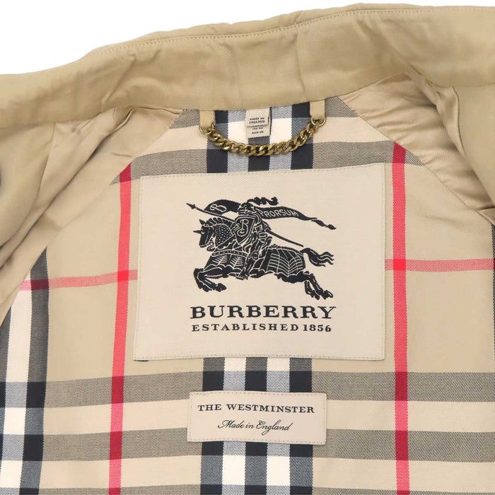 BURBERRY 
ウエストミンスターロング コットン 
トレンチコート 
THE WESTMINSTER LONG