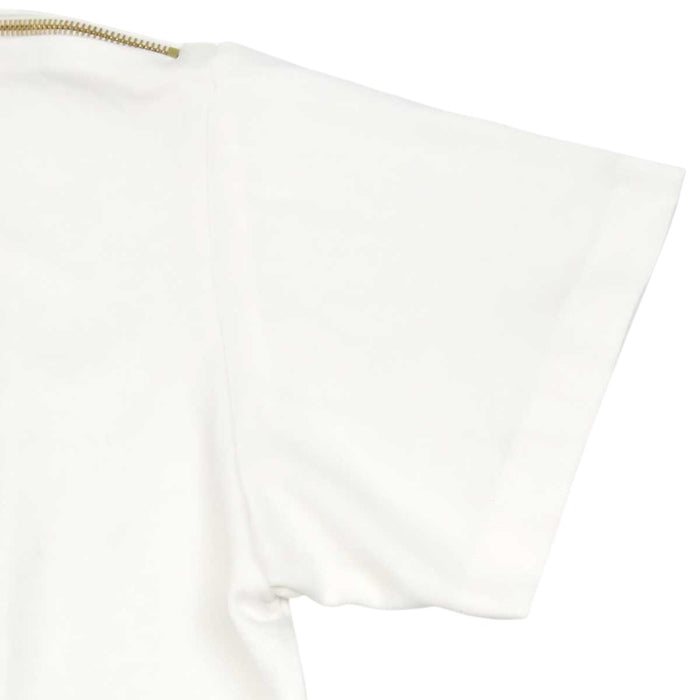 LOUIS VUITTON 
Logo cotton crew-neck 
LV Signature zipper-detail T-shirt
