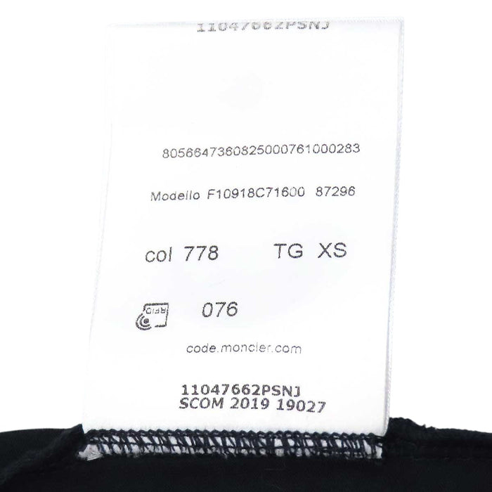MONCLER 
ワッペン スリムフィット トリコロール コットン クルーネック 
MAGLIA T SHIRT マグリア ロゴ Tシャツ
