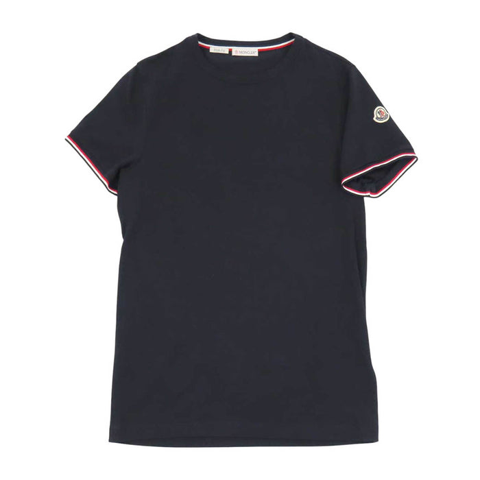 MONCLER 
ワッペン スリムフィット トリコロール コットン クルーネック 
MAGLIA T SHIRT マグリア ロゴ Tシャツ