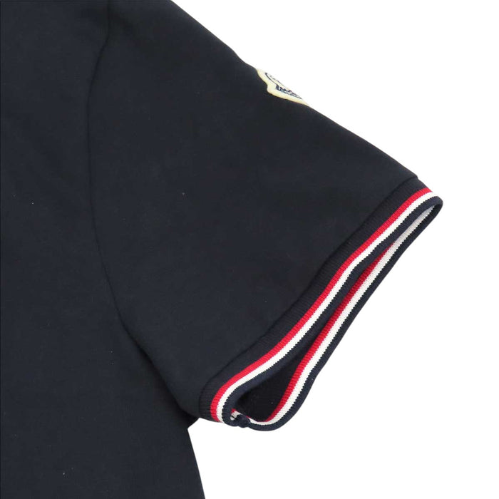 MONCLER 
ワッペン スリムフィット トリコロール コットン クルーネック 
MAGLIA T SHIRT マグリア ロゴ Tシャツ