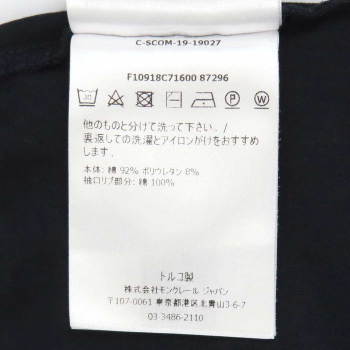 MONCLER 
ワッペン スリムフィット トリコロール コットン クルーネック 
MAGLIA T SHIRT マグリア ロゴ Tシャツ