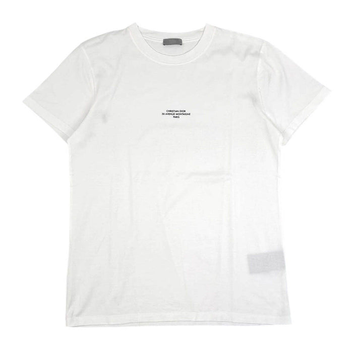 Dior 
コットン クルーネック 
ロゴ プリント Tシャツ 
ディオールオム