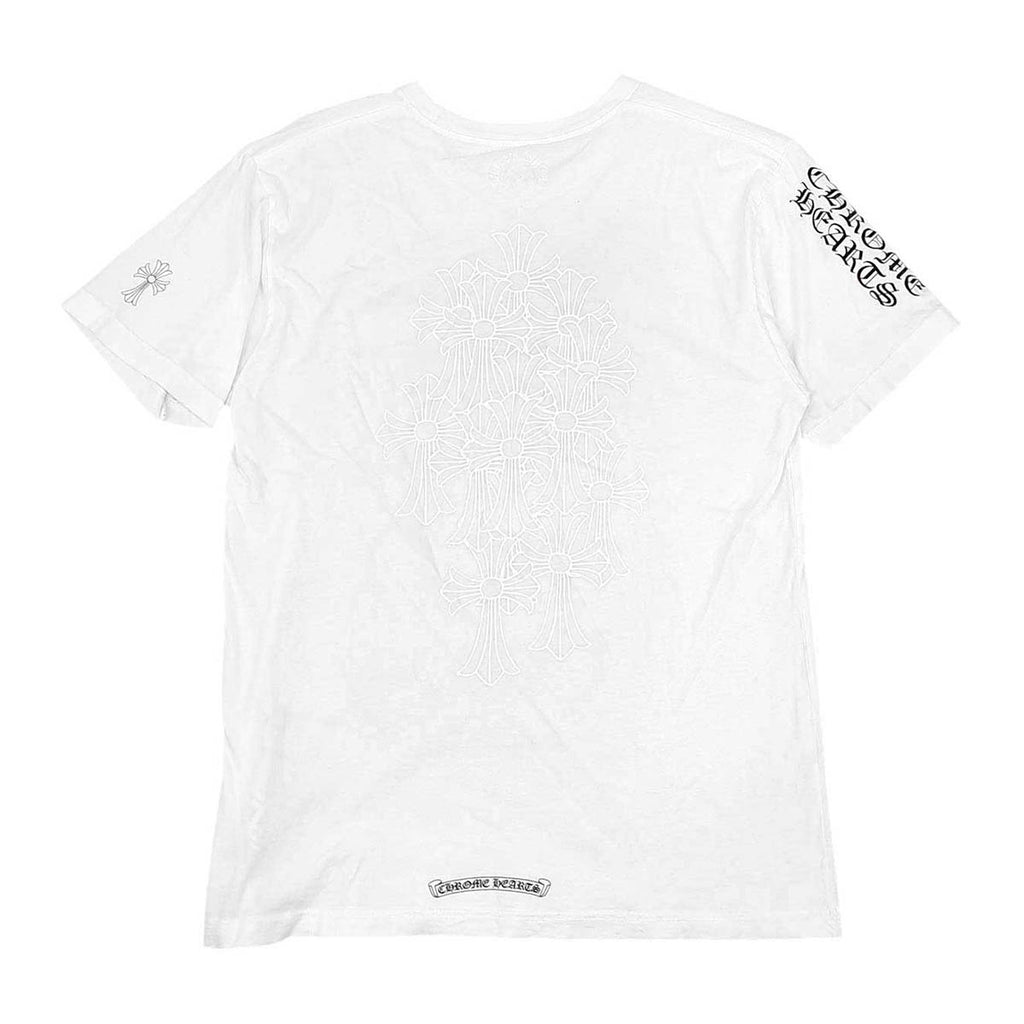 CHROME HEARTS CH ロゴ バックプリント コットン クルーネック