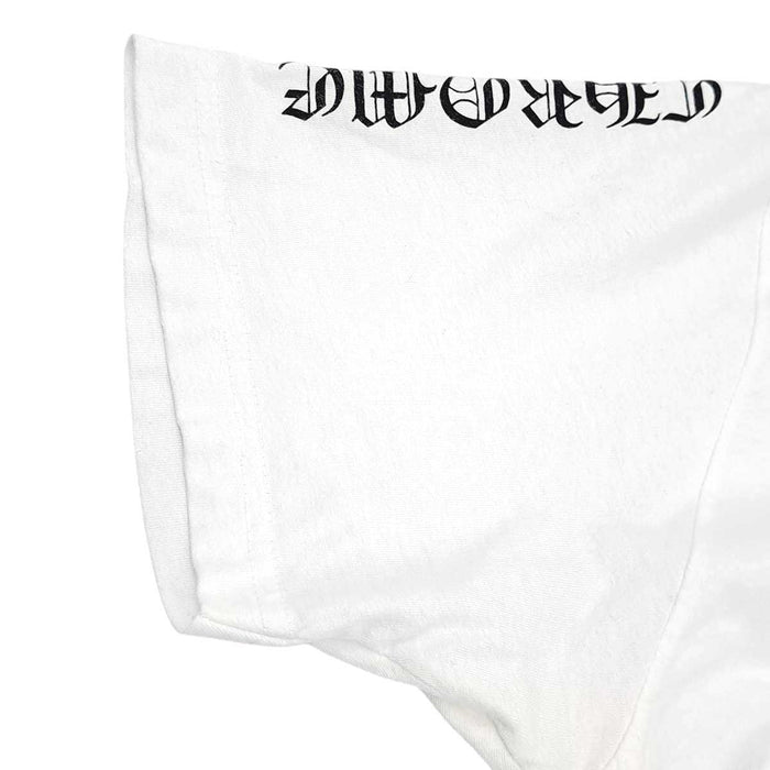 CHROME HEARTS 
CH ロゴ バックプリント コットン クルーネック 
セメタリークロス プリント Tシャツ