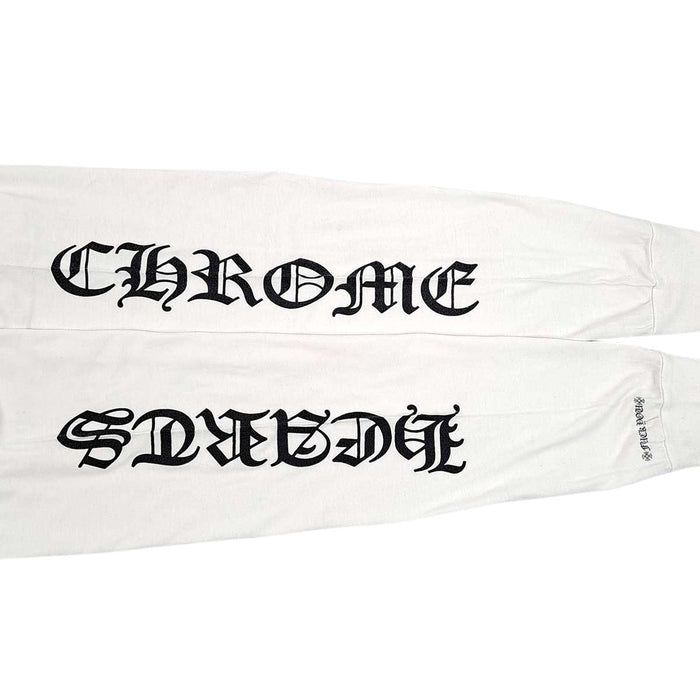CHROME HEARTS 
CH スクロールラベル コットン アームロゴ クルーネック 
Neck Logo Pocket ロングスリーブ Tシャツ