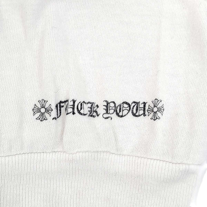 CHROME HEARTS 
CH スクロールラベル コットン アームロゴ クルーネック 
Neck Logo Pocket ロングスリーブ Tシャツ