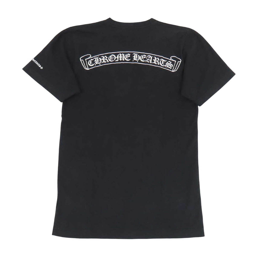 CHROME HEARTS CH コットン クルーネック スクロールラベル ロゴ