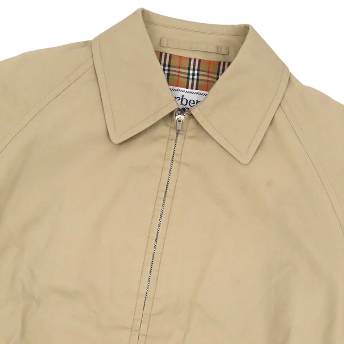 BURBERRY 
コットン ジップアップ 
バーバリーズ 裏地チェック ブルゾン