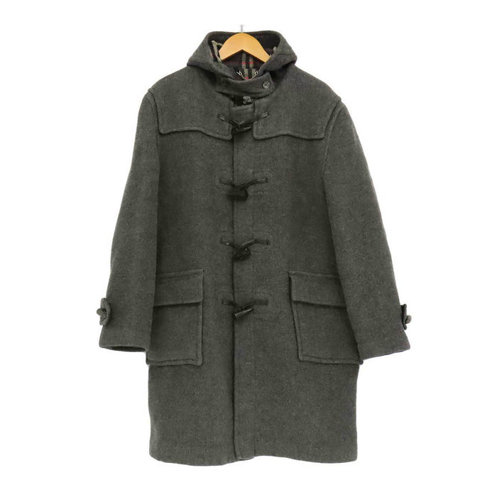 BURBERRY 
ウール ヴィンテージ 裏地チェック 
チェック ダッフルコート