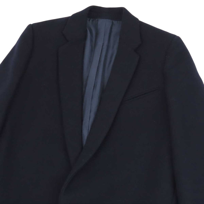 CELINE 
Chesterfield wool long coat 
Crombie coat