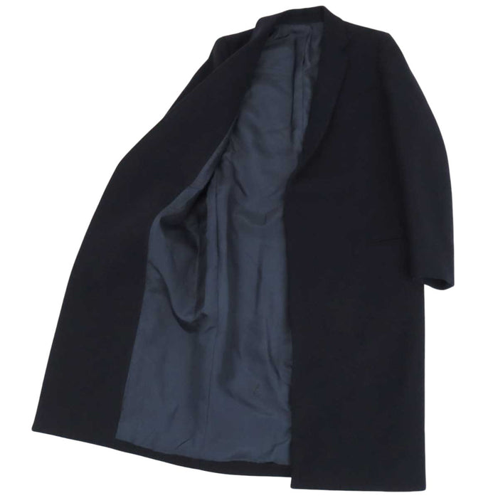 CELINE 
Chesterfield wool long coat 
Crombie coat