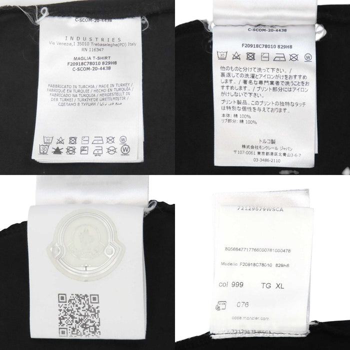 MONCLER 
ワッペン コットン クルーネック 
MAGLIA T SHIRT マグリア ロゴ Tシャツ