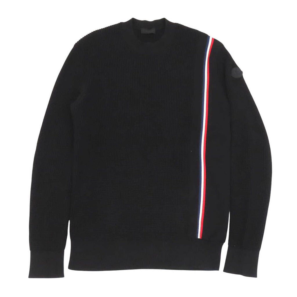 MONCLER ワッペン クルーネック トリコロール GIROCOLLO TRICOT