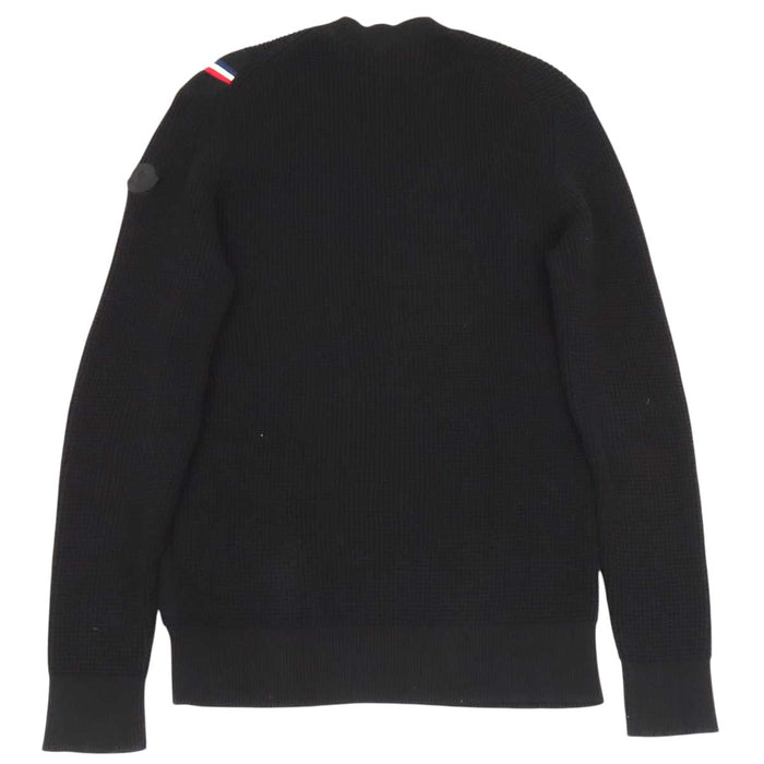 MONCLER 
ワッペン クルーネック トリコロール 
GIROCOLLO TRICOT コットン ニット