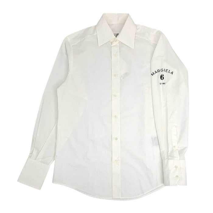 Maison Margiela 
ボタンシャツ 
MM6 ロゴ ロングスリーブ コットン シャツ