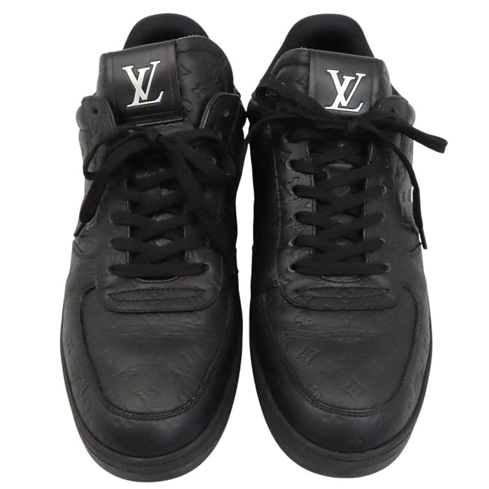 LOUIS VUITTON 
LV ロゴ ローカット レザー レースアップ 
リヴォリ ライン スニーカー 
モノグラム
