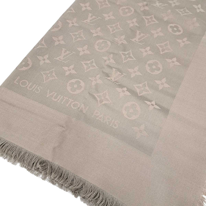 LOUIS VUITTON 
LV シルク ウール 
ショール モノグラム