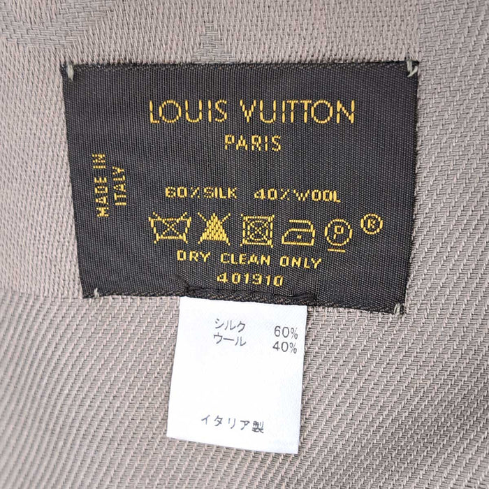 LOUIS VUITTON 
LV シルク ウール 
ショール モノグラム