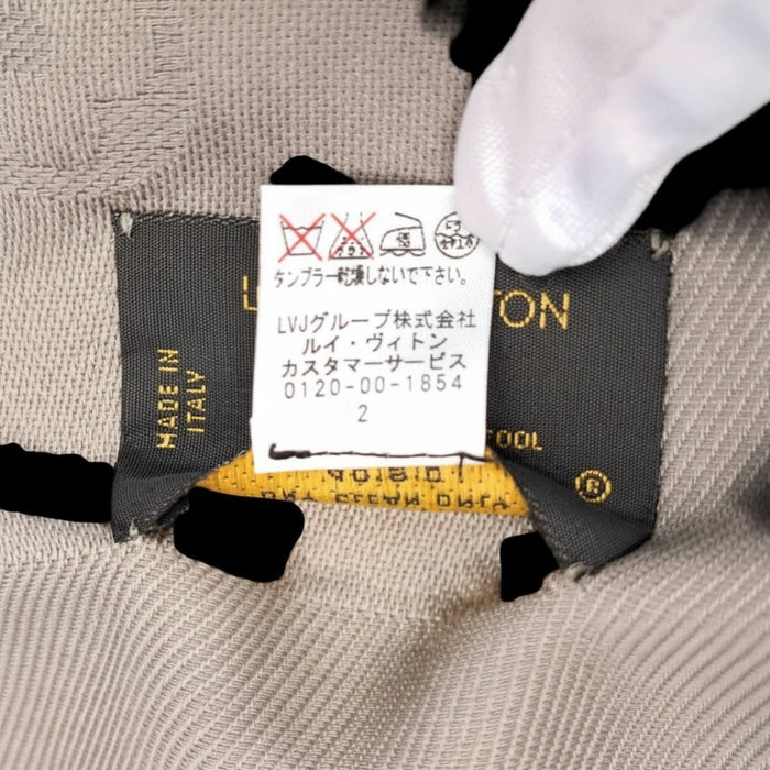 LOUIS VUITTON 
LV シルク ウール 
ショール モノグラム