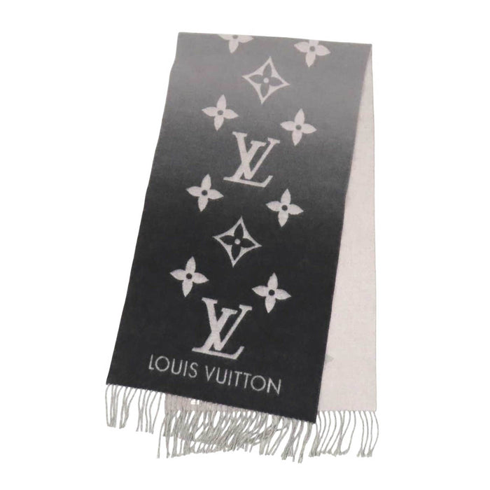 LOUIS VUITTON 
カシミヤ LV ロゴ フリンジ グラデーション 
レイキャビック グラディエント マフラー 
モノグラム