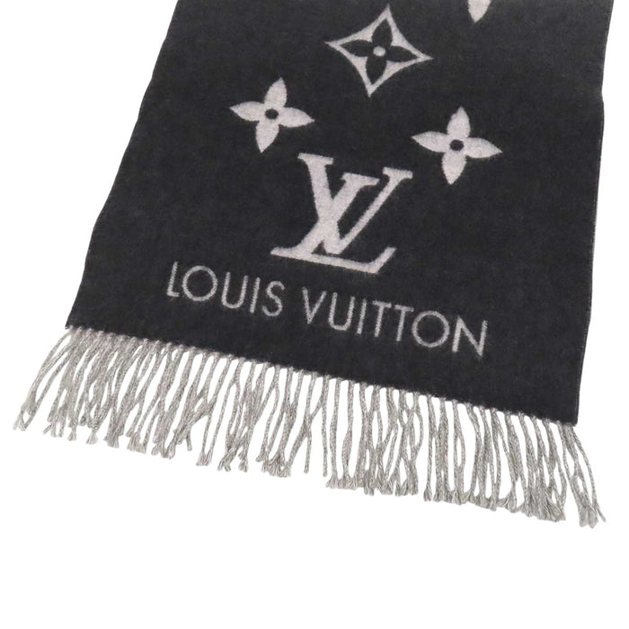 LOUIS VUITTON 
カシミヤ LV ロゴ フリンジ グラデーション 
レイキャビック グラディエント マフラー 
モノグラム
