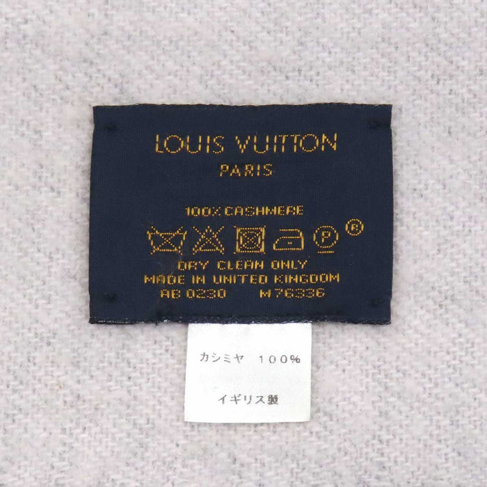 LOUIS VUITTON 
カシミヤ LV ロゴ フリンジ グラデーション 
レイキャビック グラディエント マフラー 
モノグラム