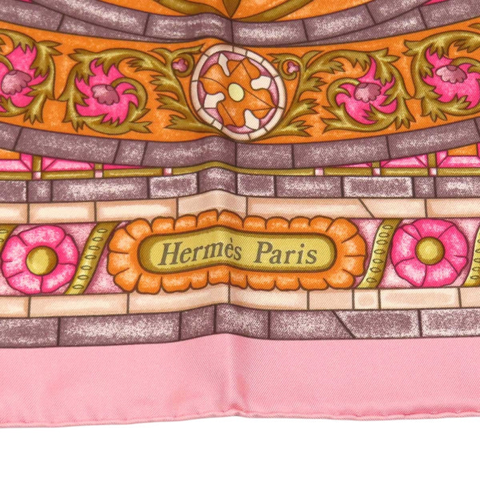 HERMES 
シルク 大判 
カレ 90 Lumieres de Paris パリの灯 スカーフ