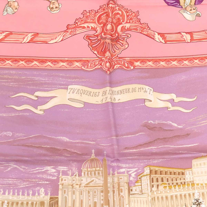 HERMES 
シルク 大判 馬 
カレ 90 ムッシュ・ド・Tのためのトルコ行進曲 スカーフ 
TURQVERIES EN L’HONNEUR DE MHT 1748