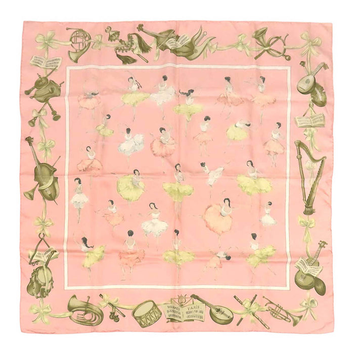 HERMES 
Silk Large Ballerina 
Carré 90 LA DANCE The Dance Scarf