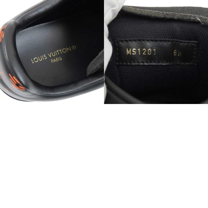 LOUIS VUITTON 
LV ロゴ ローカット レザー レースアップ 
ルクセンブルグ サモトラケ ライン スニーカー