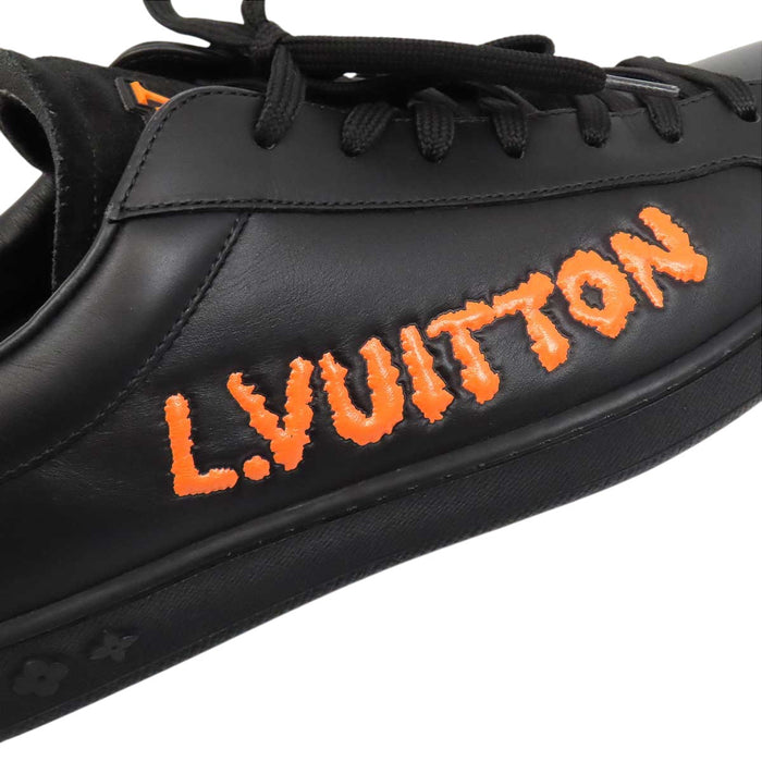LOUIS VUITTON 
LV ロゴ ローカット レザー レースアップ 
ルクセンブルグ サモトラケ ライン スニーカー