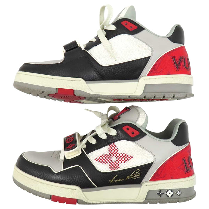 LOUIS VUITTON 
LV Logo Leather 2023 Low-Top Lace-Up 
LV Trainer Sneakers 
Monogram
