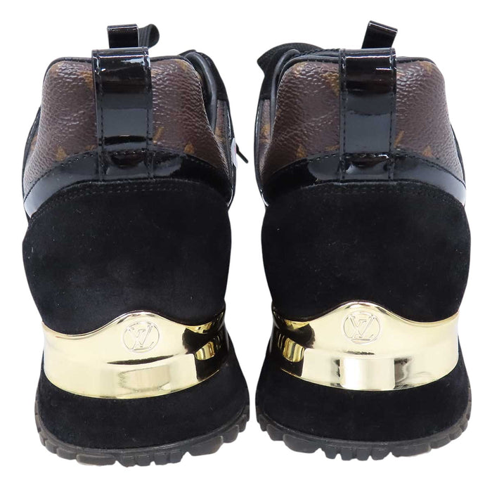 LOUIS VUITTON 
LVサークル レザー メッシュ レースアップ 
ランアウェイ ライン スニーカー 
モノグラム