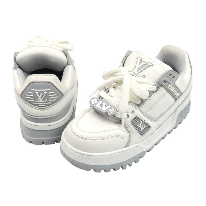 LOUIS VUITTON 
ロゴ レザー 2024年製 レースアップ 
LV トレイナー マキシ スニーカー