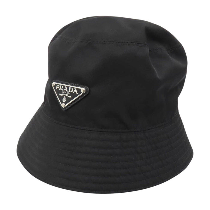 PRADA 
Triangle Logo Re-Nylon 
Re-Nylon Bucket Hat