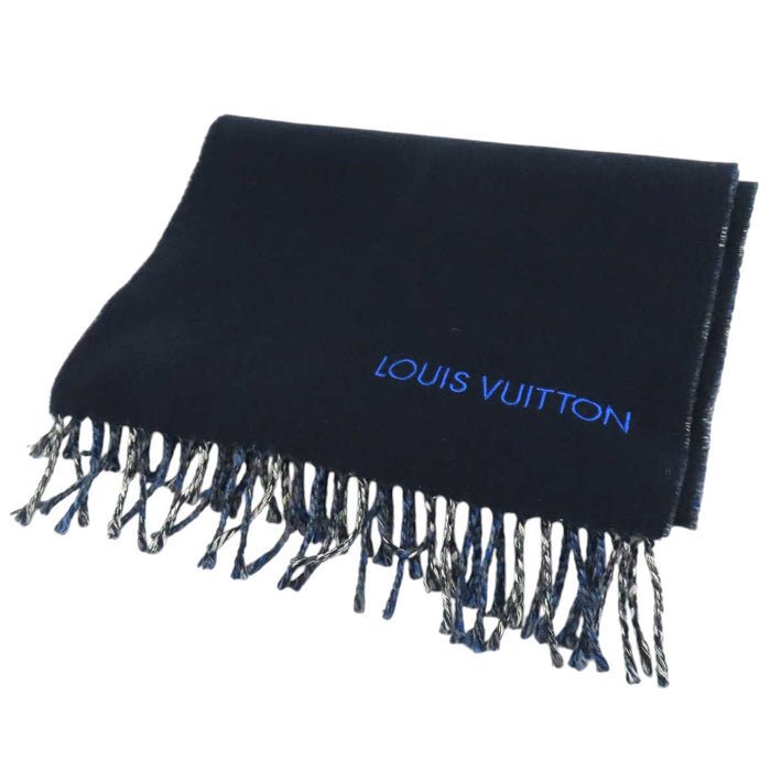 LOUIS VUITTON 
LV ロゴ カシミヤ 
マフラー モノグラム グラディエント タータン