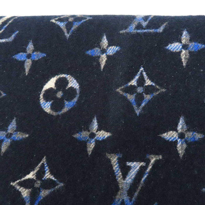 LOUIS VUITTON 
LV ロゴ カシミヤ 
マフラー モノグラム グラディエント タータン