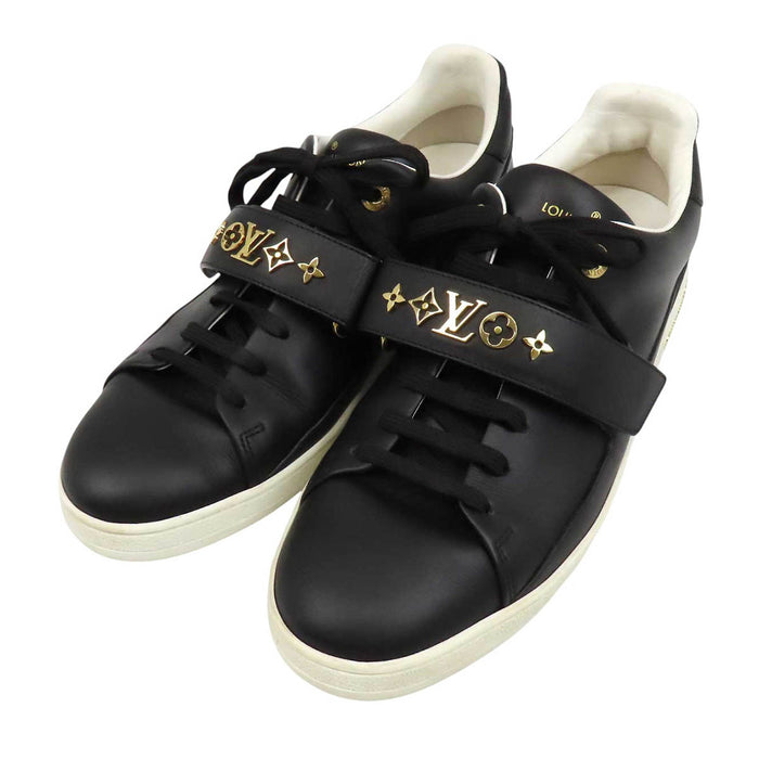 LOUIS VUITTON 
LV ローカット レザー レースアップ 
フロントロー ライン スニーカー