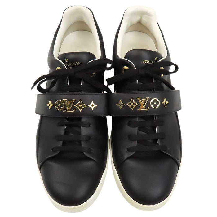 LOUIS VUITTON 
LV ローカット レザー レースアップ 
フロントロー ライン スニーカー