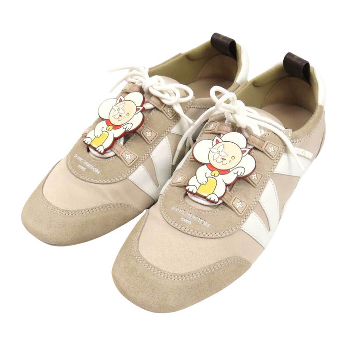 LOUIS VUITTON 
日本限定 ヴィヴィエンヌ スウェード ロゴ レースアップ 
LV スニーカリーナ 
モノグラム