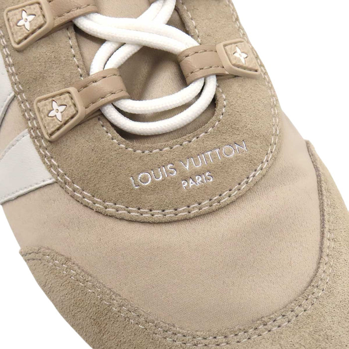 LOUIS VUITTON 
日本限定 ヴィヴィエンヌ スウェード ロゴ レースアップ 
LV スニーカリーナ 
モノグラム