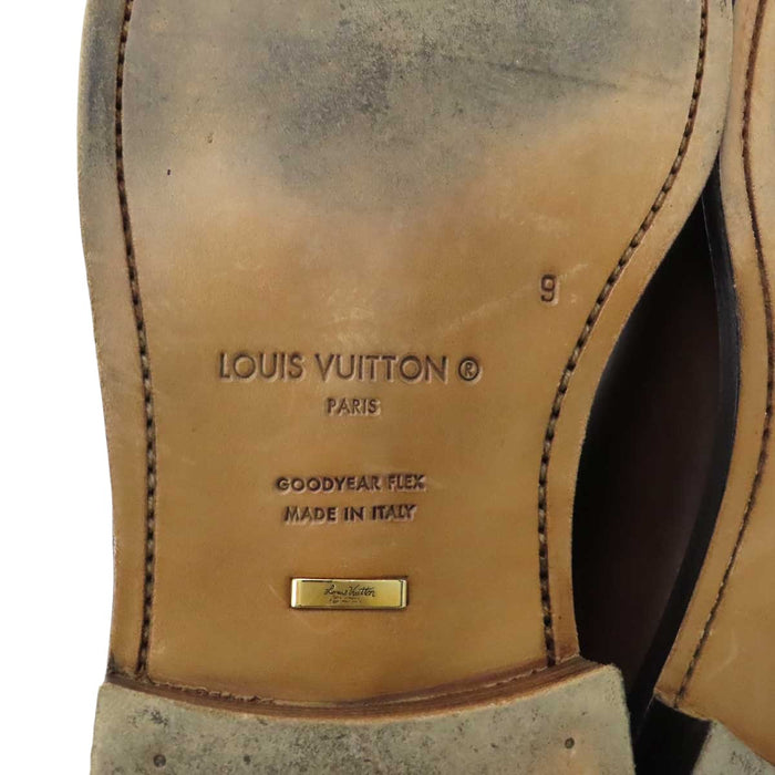 LOUIS VUITTON 
LV サイドゴア レザー 
フレックス ライン チェルシー ブーツ 
モノグラム