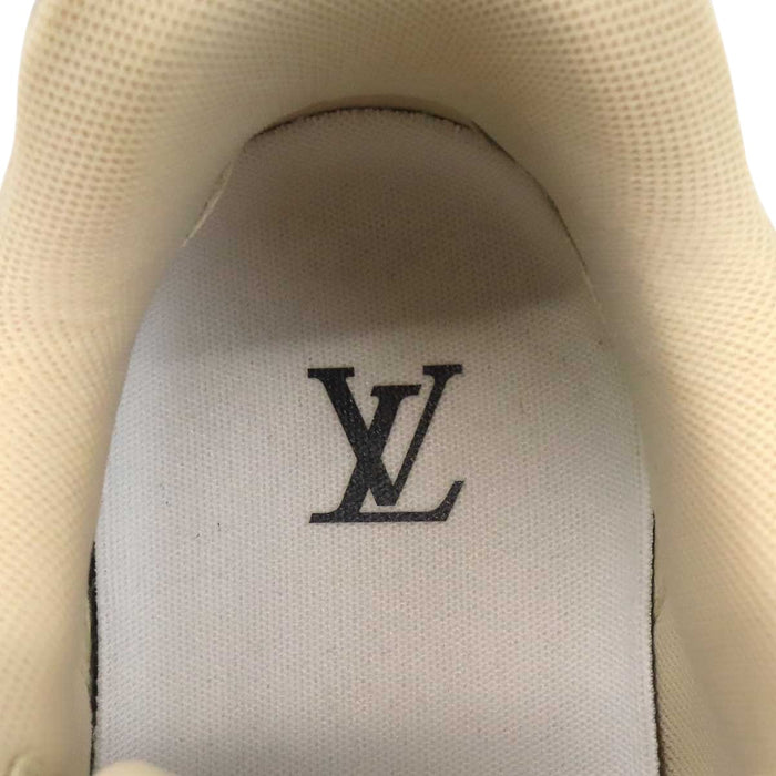 LOUIS VUITTON 
ロゴ キャンバス レザー レースアップ 
LV トレイナー ライン スニーカー 
モノグラム