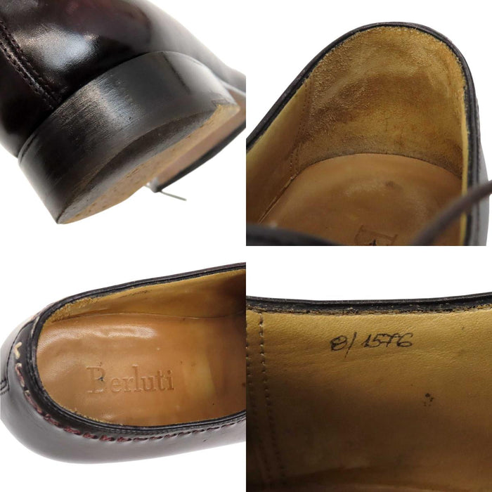 Berluti 
レースアップ プレーントゥ パティーヌ 
フィルダリアーヌ レザー シューズ