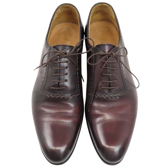 Berluti 
レースアップ プレーントゥ パティーヌ 
フィルダリアーヌ レザー シューズ