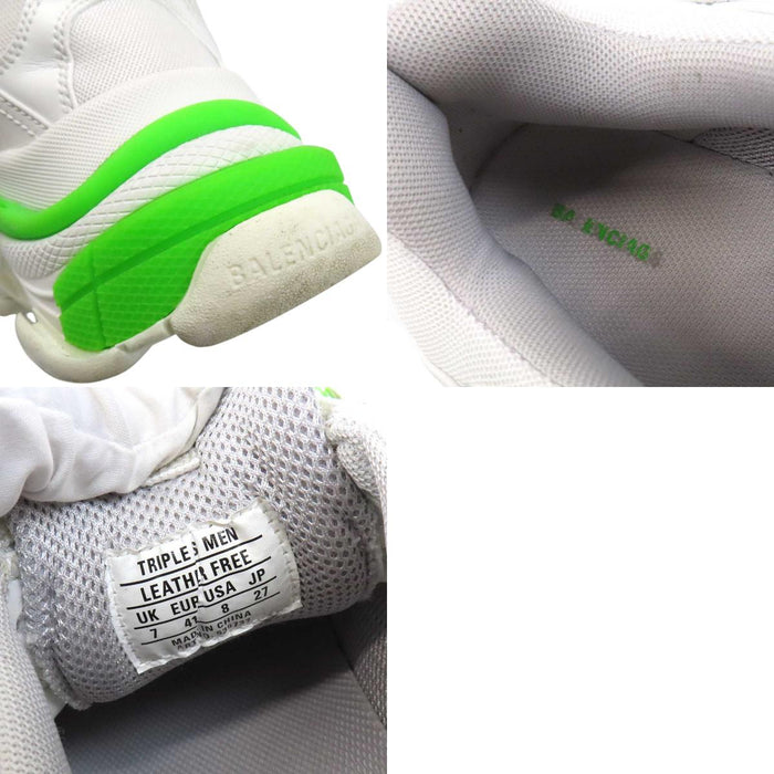 BALENCIAGA 
Triple S ネオン エンブロイダリー メッシュ ロゴ レースアップ 
トリプル S ダッド スニーカー