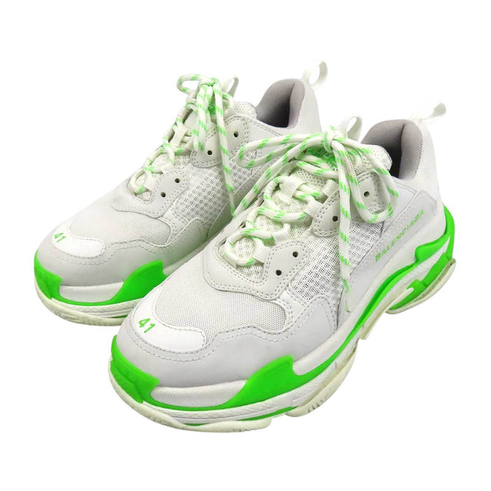 BALENCIAGA 
Triple S ネオン エンブロイダリー メッシュ ロゴ レースアップ 
トリプル S ダッド スニーカー